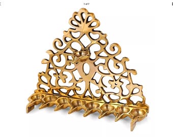 Antique Chanukah Hanukkah menorah Italy 16th century