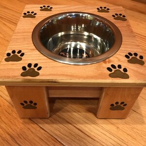 Free Shipping!!! Pet Feeders,  Handmade (Small Size-4" Height) with Customizable Colors