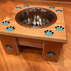 Free Shipping!!! Pet Feeders,  Handmade (Small Size-4" Height) with Customizable Colors