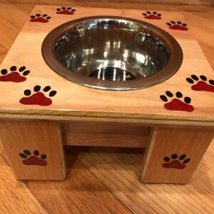 Free Shipping!!! Pet Feeders,  Handmade (Small Size-4" Height) with Customizable Colors