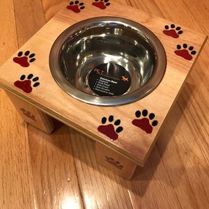 Free Shipping!!! Pet Feeders,  Handmade (Small Size-4" Height) with Customizable Colors
