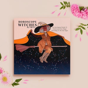Horóscopo Bruxas Livro Ilustrado de Astrologia e Bruxaria | Para ser lido O que ler a seguir Booktok Bookish Gift Reader Presente feitiços mágicos