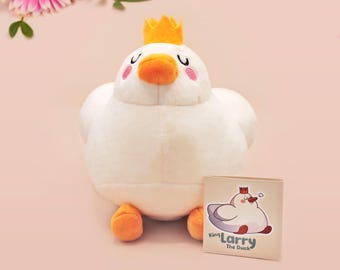 King Larry Duck Plushie | Gosoe Emotional Support Stuffed Animal