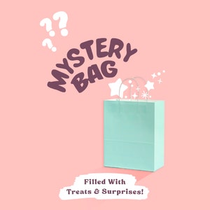 Mystery Bag | Mystery Bag Deal Fun Cute Stocking Filler Blind Box Discounted Stock Christmas Eve Box Lucky Dip Kawaii Pin Badge Art Stickers
