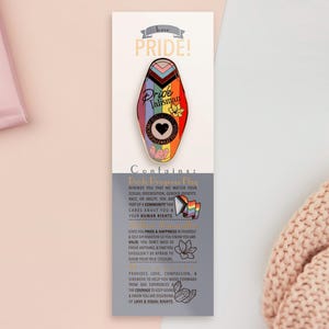 Pride Talisman Enamel Pin: LGBTQ+ Progress Pride Flag Accessory