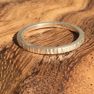 Silver Basic Ring, Stacking Ring, Minimalist Jewelry, Girlfriend Gift ...