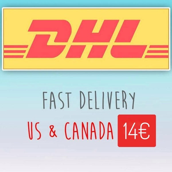 Livraison DHL Express - Important Veuillez ajouter votre numéro de téléphone lors de la commande - Expéditions uniquement aux États-Unis et au Canada