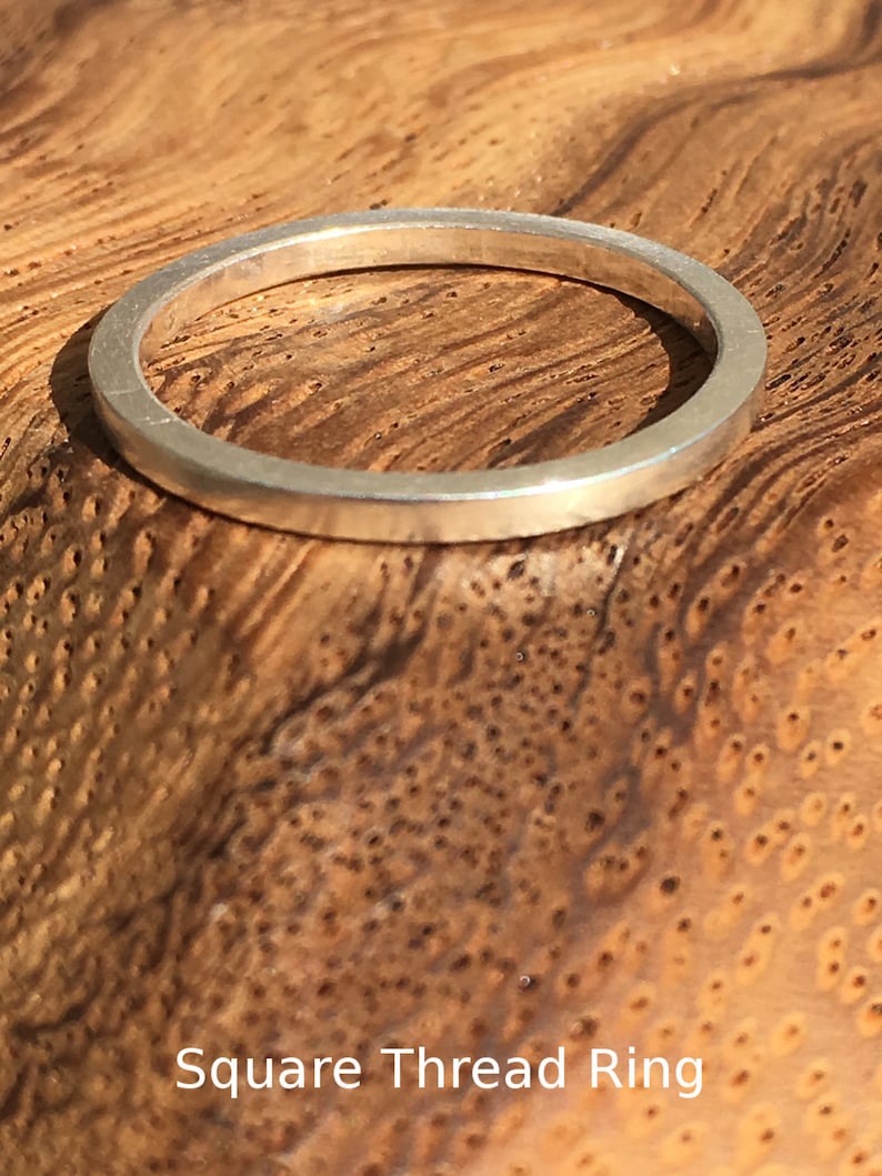 Silver Basic Ring Minimalist Ring Simple Silver Ring Silver Etsy