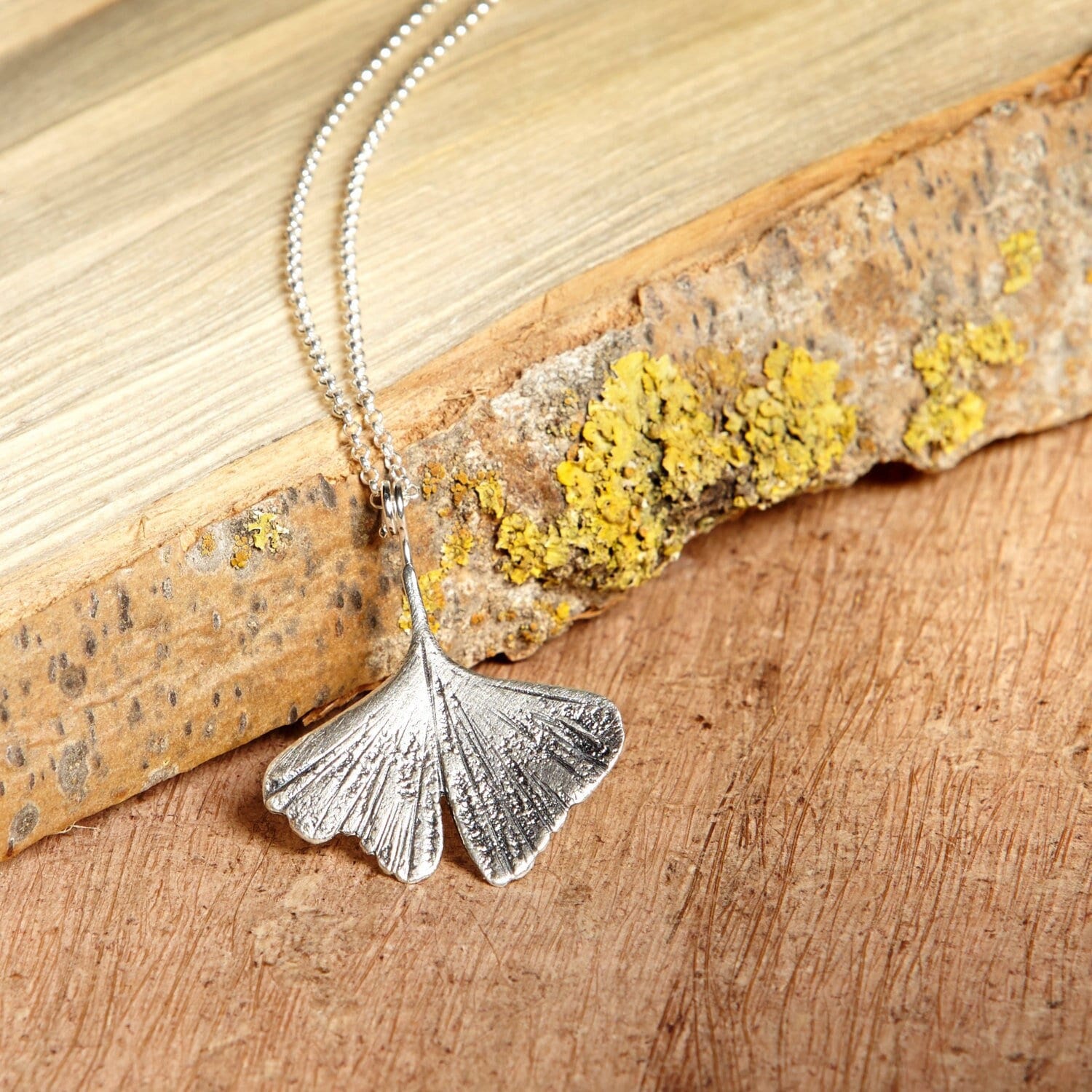 Silver Pendant, Ginkgo Necklace, Silver ginkgo, silver ginkgo leaf, ginkgo pendant, wedding gift, bridesmaid gift, Silver Gingko Pendant