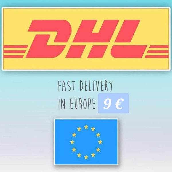 Entrega Express de DHL - Importante Agregue su número de TELÉFONO en el pedido - Envíos solo a la Comunidad Europea