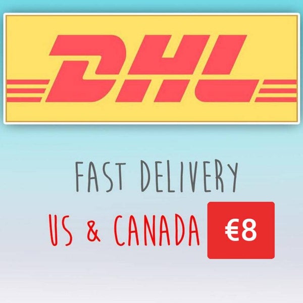 Entrega Express de DHL - Importante Agregue su número de TELÉFONO en el pedido - Envíos solo a EEUU y Canada