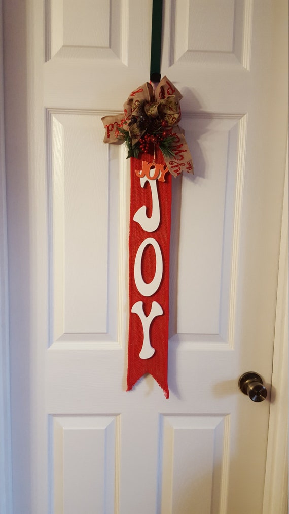 Joy Door Hangerjoy Door Decor Hand-painted Wood Signs | Etsy