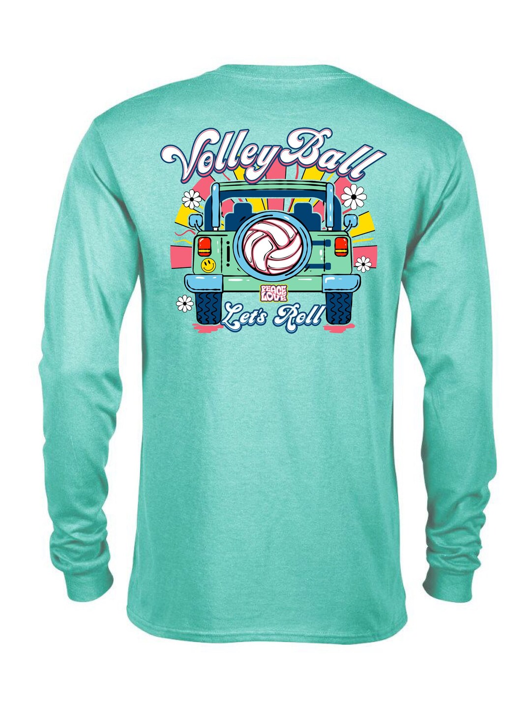 LET'S ROLL Volleyball Long Sleeve Shirt Volleyball Gift Etsy