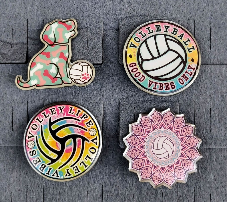 Volleyball Pins Volleyball Gifts Etsy
