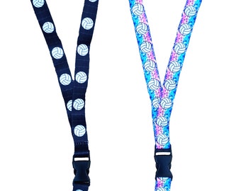 Amscan 397362 Volleyball Key Strap Lanyard Favors 8 Piece Multi