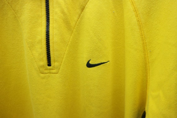 Vintage Nike Sudadera Bordado Logo Cuarto Cremallera Pulover | Etsy España