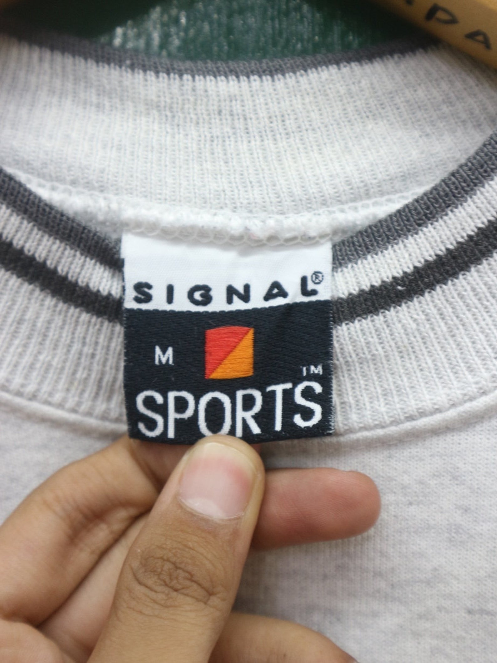 Vintage Signal Sports Sweatshirt Embroidery Logo Sportswear Etsy