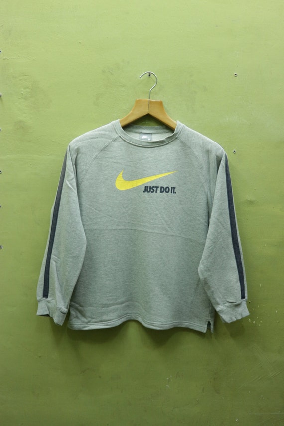 just do it grey sweatshirt