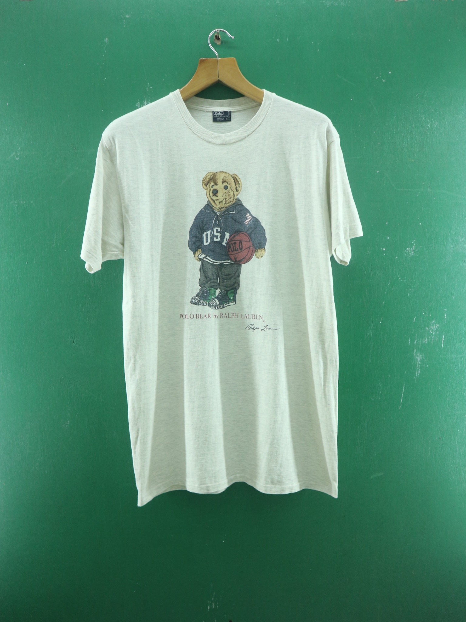 Polo Bear Shirt Big Logo Bear by Ralph Lauren - Etsy Denmark