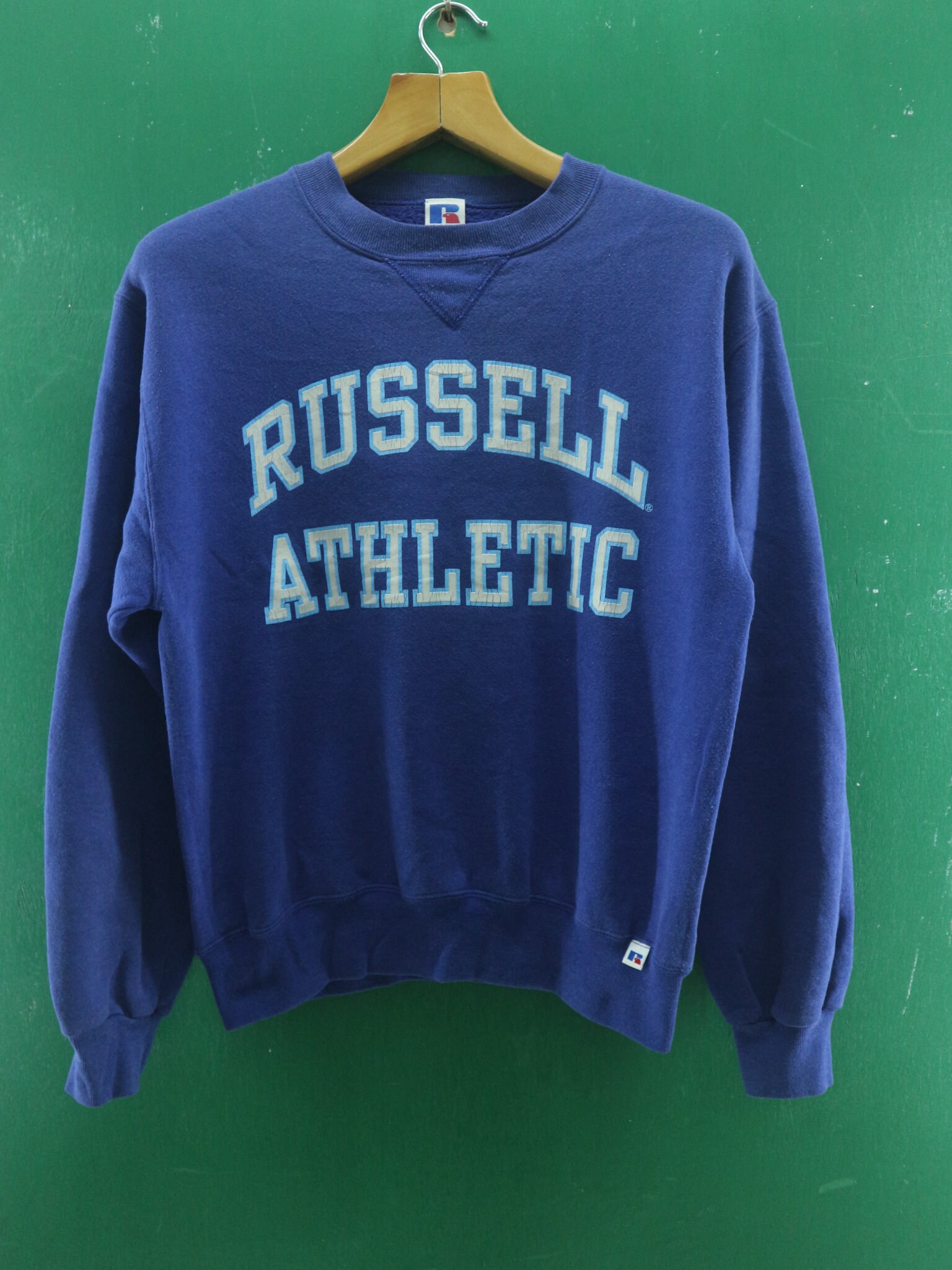 Vintage Russell Athletic Felpa Big Spell Out Streetwear | Etsy Italia