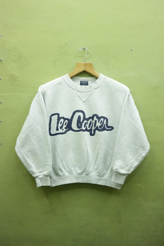 Vintage Lee Cooper Sweatshirt Big Logo Denim Swag Hip Hop - Etsy