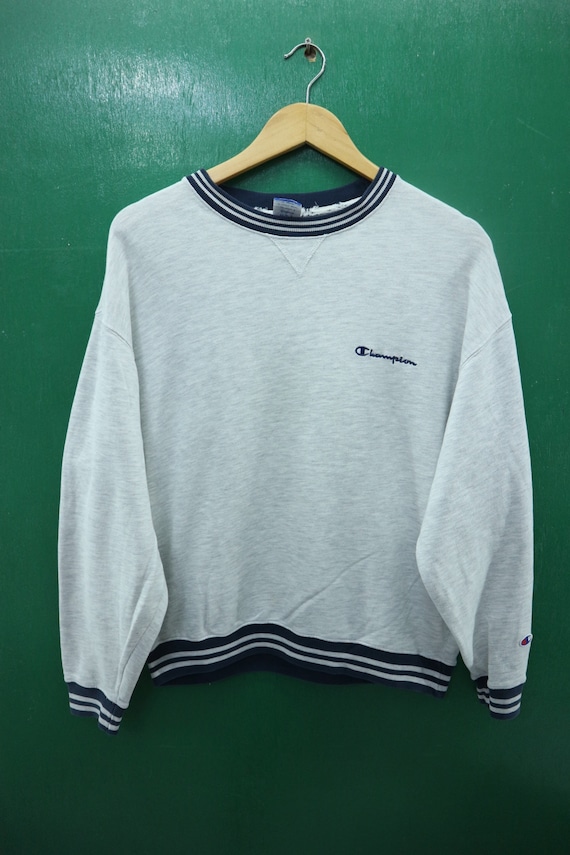 Vintage Champion Sweatshirt Embroidery 