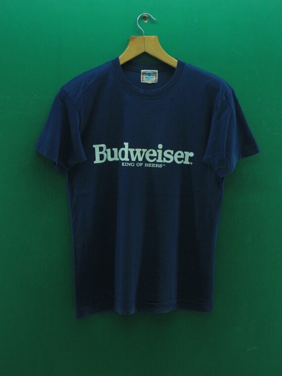 Vintage Budweiser Shirt Embroidery 