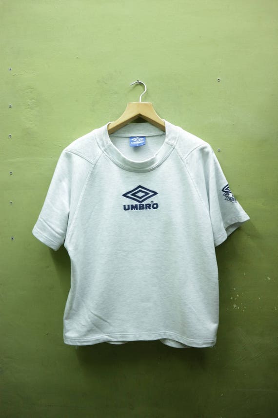 vintage 90s umbro pro training short sleeve sweater