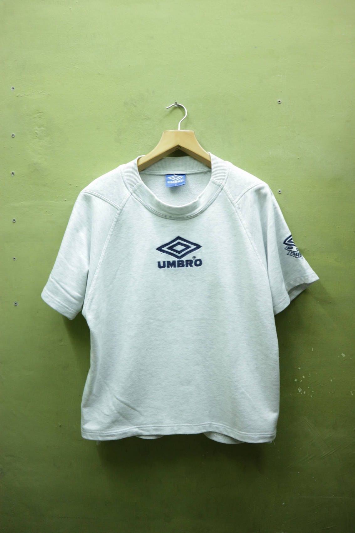 Vintage Umbro Shirt Embroidery Logo Training Sportswear -