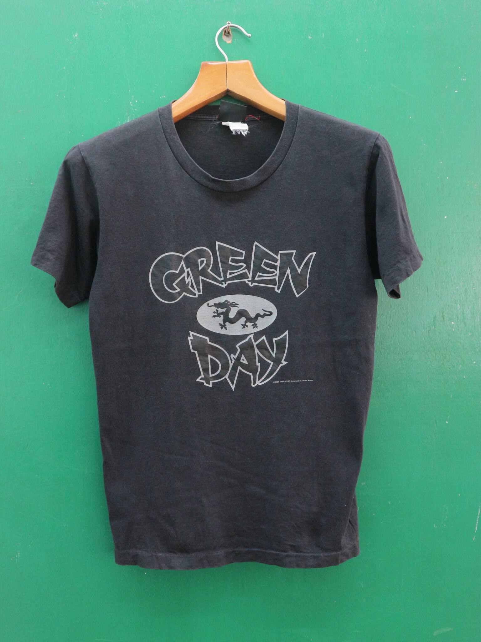 Vintage 2000 Green Day T-shirt Big Logo 