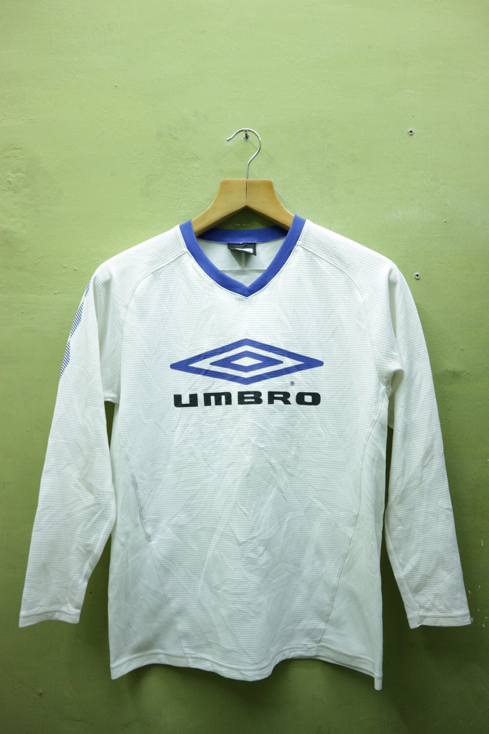 Vintage Umbro Jersey Long Sleeve Shirt Big Logo Sportswear Etsy