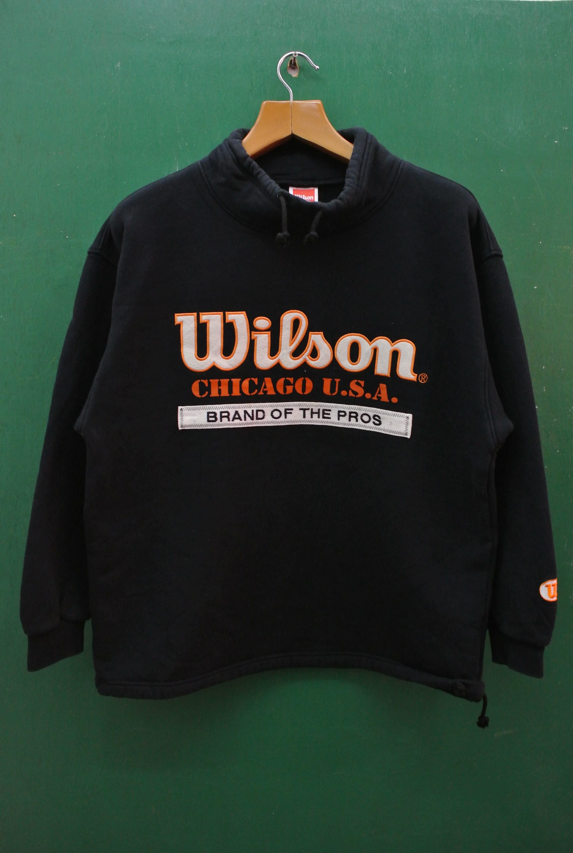 Vintage Wilson Sweatshirt Big Spell Out Brand of Pros - Etsy