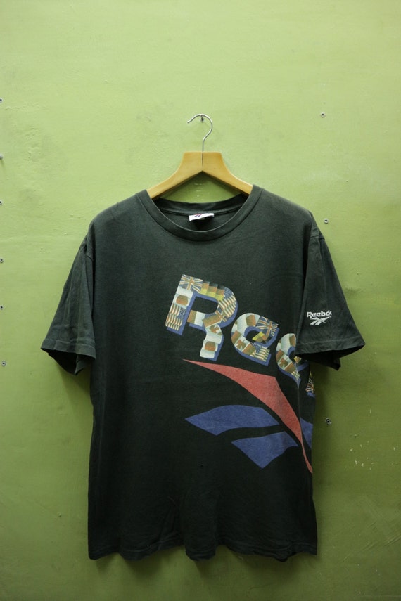 Vintage Reebok Shirt Double Side Big 