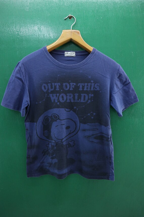 Vintage Snoopy Peanuts Shirt Big Logo Cartoon The World Famous Etsy Ireland