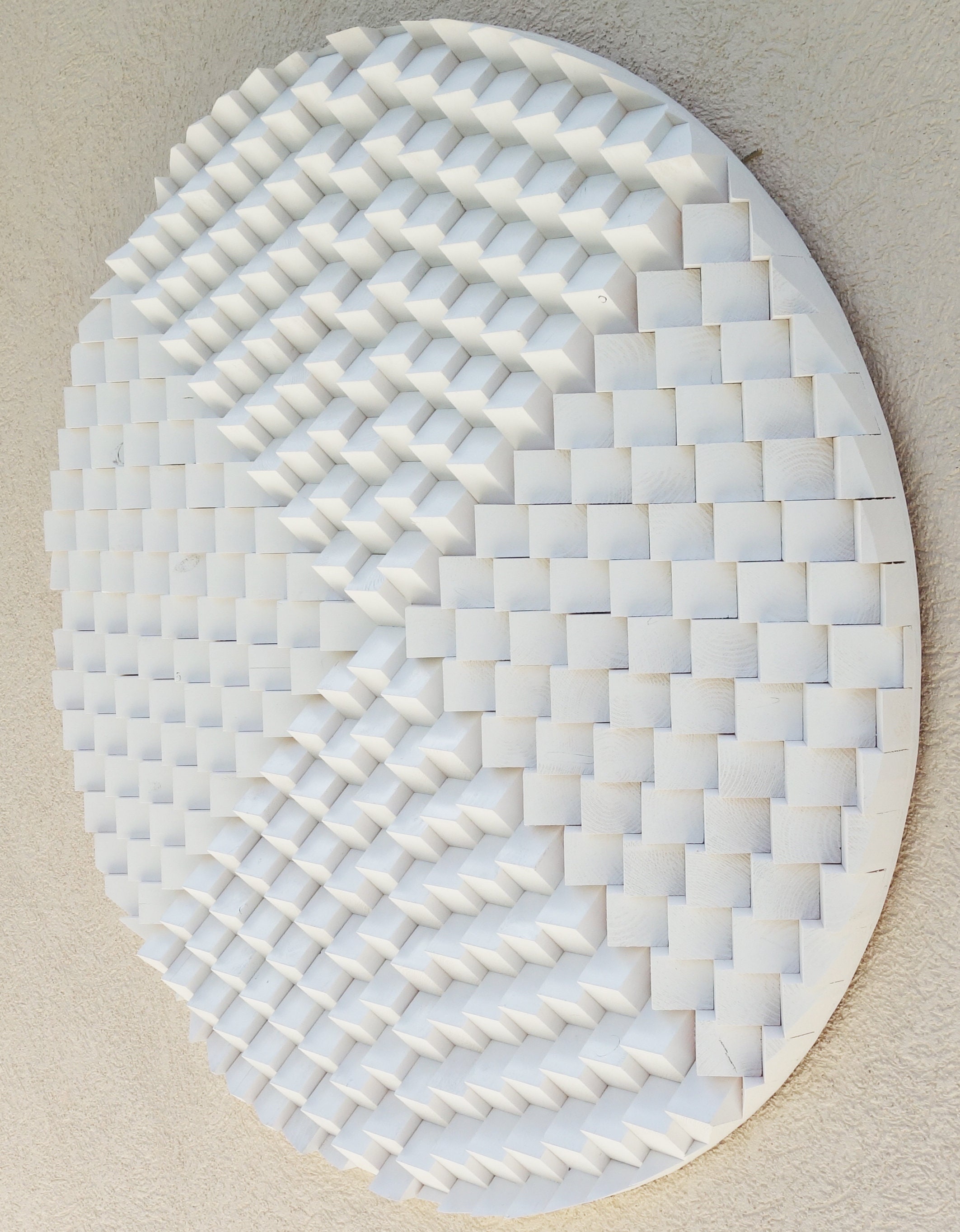 Large Round Wood Wall Art Wood Wall Art White Wall Art Etsy