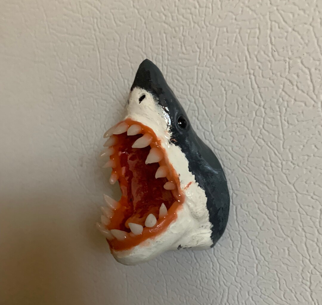 Mini Shark Attack Head / / Fridge Decor /sharks Etsy