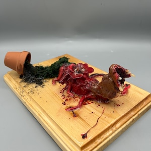 The thing inspired deadly plant monster / sculpture / horror / gore / decor / gifts