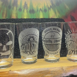 Slightly Stoopid Pint Glasses