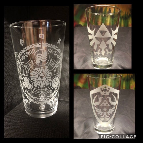 Legend of Zelda Breath of the Wild Themed Shot Glass Set Etsy
