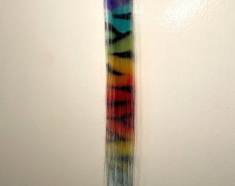 Extensiones de cabello con clip Pride: Tigre Arcoíris