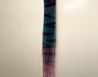Extensiones de cabello con clip Pride: Tigre bisexual