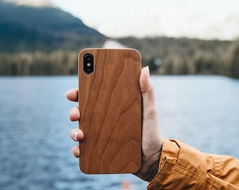 Wooden iPhone 6,7,8,X,11,12 case, real wood iphone 12 max case, wood iphone 11 case, iPhone protective case wood