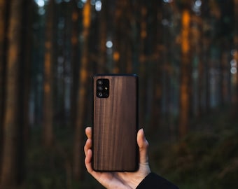 Wooden Samsung Case A10/ A20/ A30/ A40/ A50/ A70/ A51/ A71 Slim Wood Case, Ultra Slim Natural, Hard Wooden Protective Cover, boyfriend gift