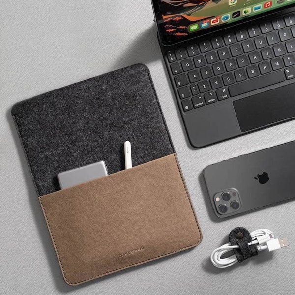 Filz Tasche Filzhülle, Filztasche für iPad Pro 11, iPad Pro 12.9, iPad Air 2 4 3, iPad Mini Hülle, iPad Pro 12.9 Tasche