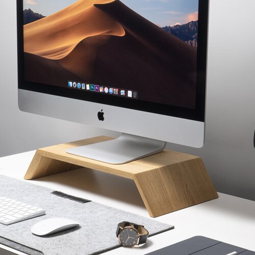Walnut Imac Computer Stand Etsy