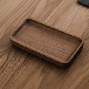 Bandeja organizadora de mesa Oakywood Wood Catchall Tray Mini: Minimalista