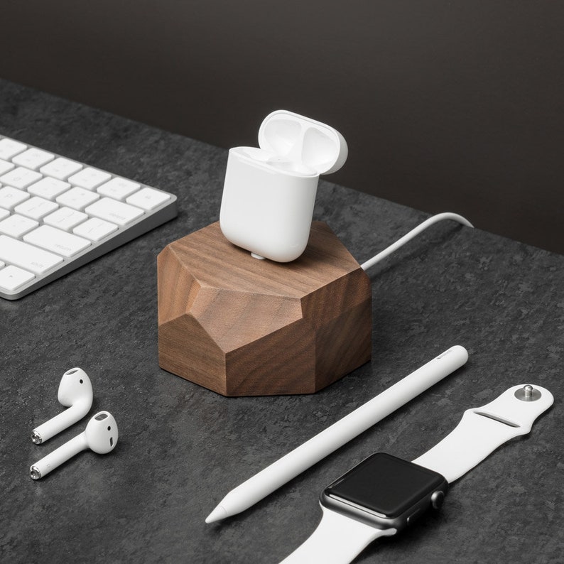 oakywood iphone and apple watch charging dock