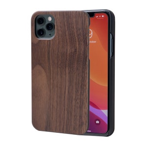 Personalisierte iPhone-Hülle aus Holz Personalisierte iPhone-Hülle aus Holz, iPhone 8/Xr/ 11 Pro Max, Geschenke für ihn, iPhone 11-Hülle, Geschenke für ihn Bild 7