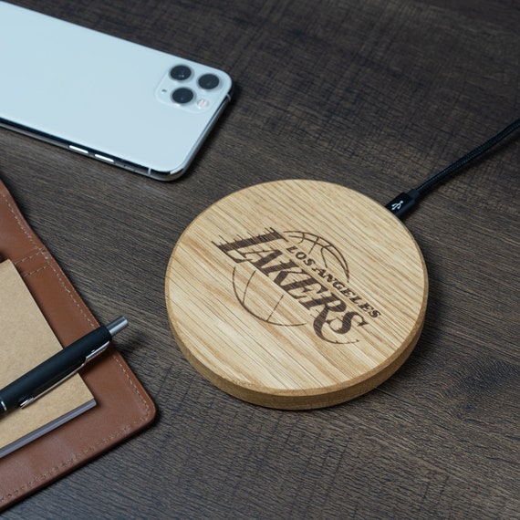 Personalized Wood Wireless Charger by Oakywood, Minimalist Custom