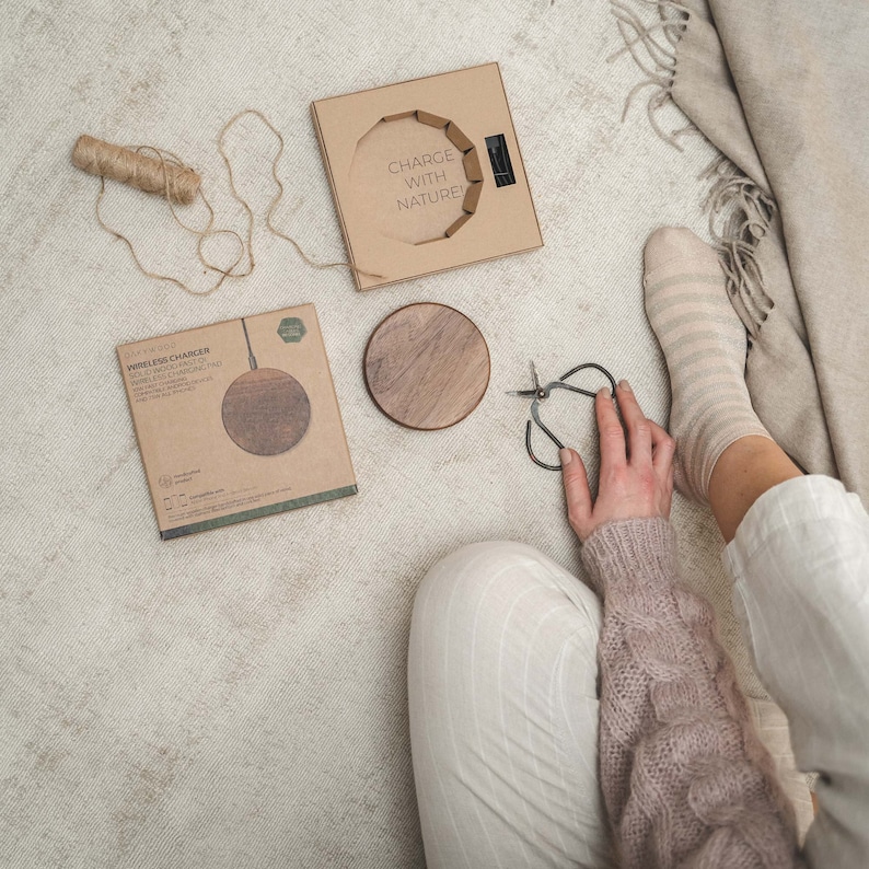 Oakywood – Chargeur sans fil en bois personnalisé Oakywood – Chargeur sans fil en bois personnalisé